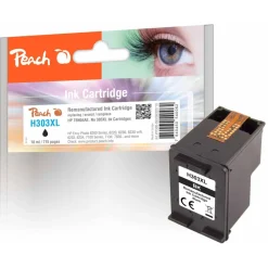 Peach Skrivere Og Tilbehør|Blekkpatron tilsvarer HP 303XL - Svart