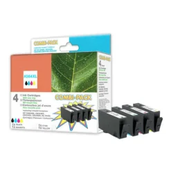 Peach Skrivere Og Tilbehør|Blekkpatron tilsvarer HP 364XL 4-pk.