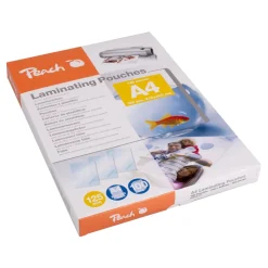 Peach Laminering|Lamineringslommer A4 100 stk.