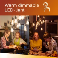 Philips Lyskilder|Dimbar LED-pære E27 806 lm