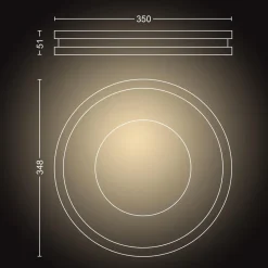 Philips Hue Smart Belysning|Taklamper|Ambiance Being Takplafond med dimmer