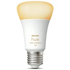 Philips Hue Smart Belysning|Smart Belysning|Ambiance Smart LED-pære E27 1100 lm