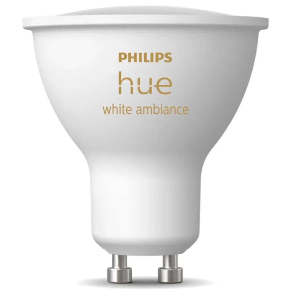 Philips Hue Smart Belysning|Smart Belysning|Ambience Smart LED-lampe GU10 400 lm 1-pk