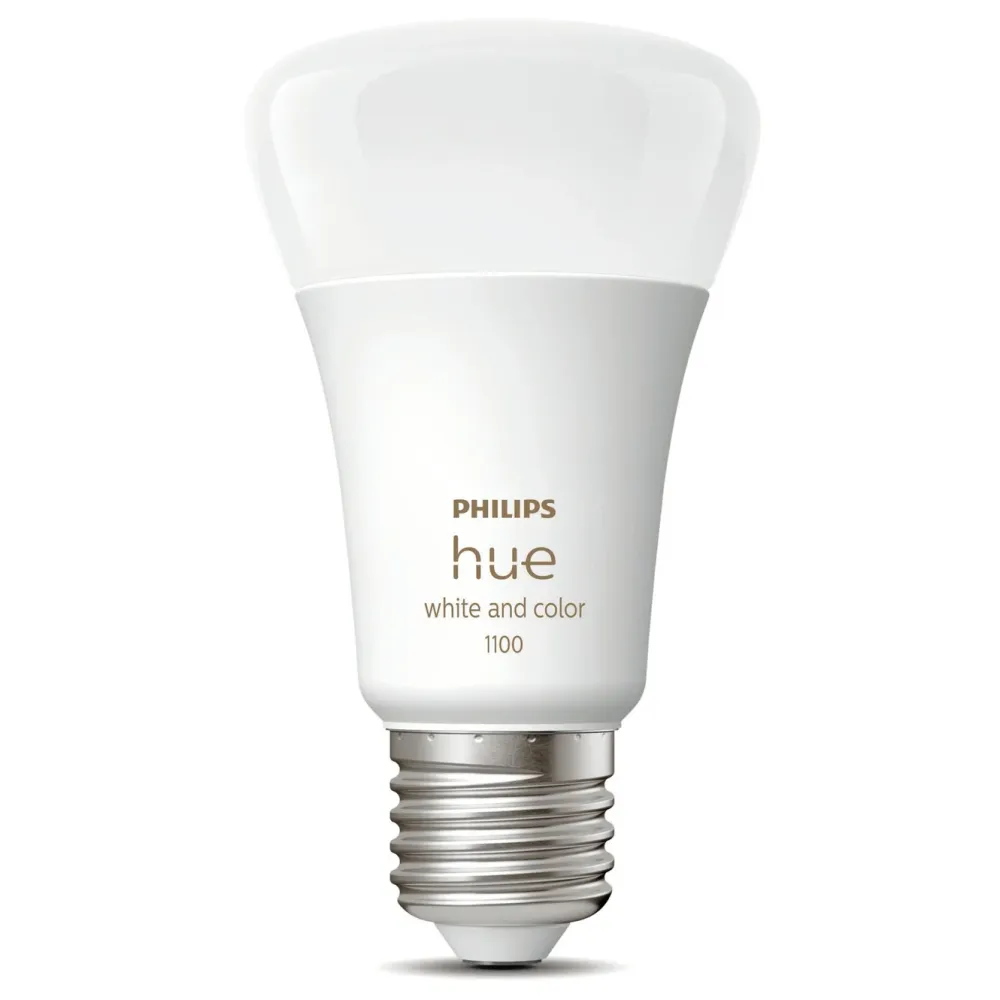 Philips Hue Smart Belysning|Lyslenker|Color Ambiance Smart LED-pære E27 1100 lm