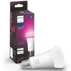 Philips Hue Smart Belysning|Lyslenker|Color Ambiance Smart LED-pære E27 1600 lm