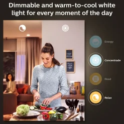 Philips Hue Smart Belysning|Lyslenker|Color Ambiance Smart LED-pære E27 1600 lm