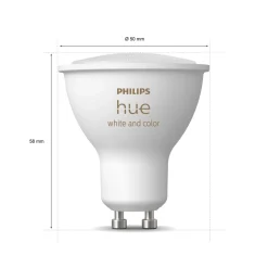 Philips Hue Smart Belysning|Smart Belysning|Color Ambiance Smart LED-pære GU10 350 lm 1-pk.