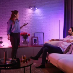 Philips Hue Smart Belysning|Smart Belysning|Color Ambiance Smart LED-pære GU10 350 lm 1-pk.