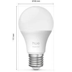 Philips Hue Lyslenker|Taklamper|Essential Smart LED-pære E27 806 lm 1-pk.