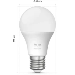 Philips Hue Lyslenker|Taklamper|Essential Smart LED-pære E27 806 lm 1-pk.