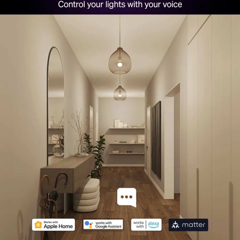 Philips Hue Lyslenker|Taklamper|Essential Smart LED-pære E27 806 lm 1-pk.