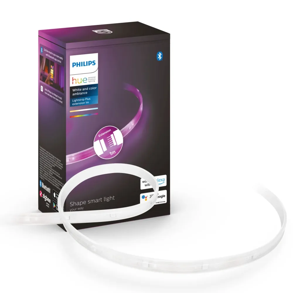 Philips Hue Smart Belysning|Philips Hue|Extension Lightstrip Plus V4 Forlenger til LED-list