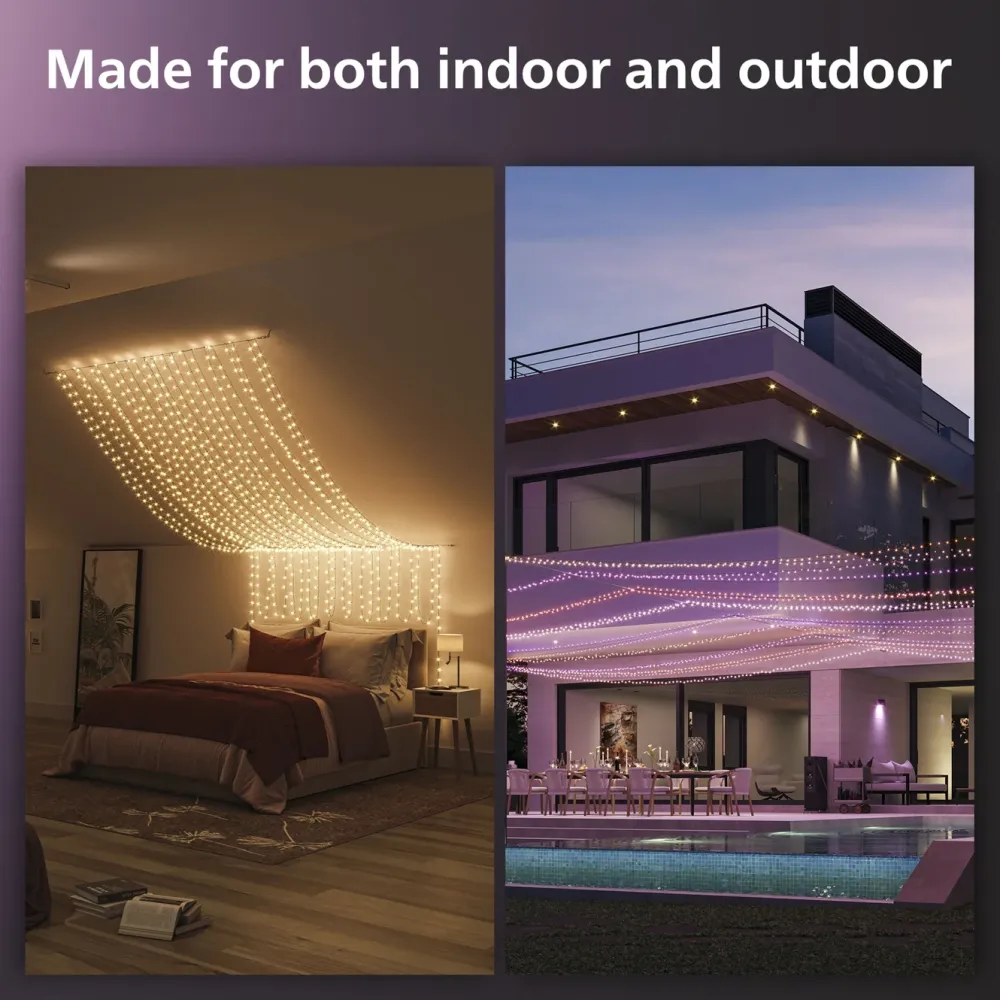Philips Hue Lyslenker|Smart Belysning|Festavia Lyslenke 250 LED