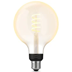 Philips Hue Smart Belysning|Lyslenker|Filament G125 E27 Smart LED-pære 550 lm