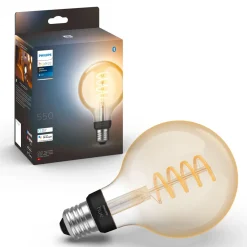 Philips Hue Smart Belysning|Smart Belysning|Filament G93 E27 Smart LED-pære 550 lm
