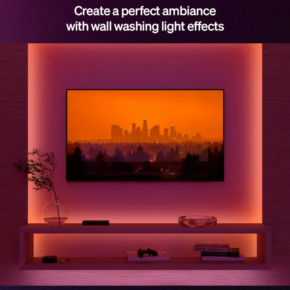 Philips Hue Smart Belysning|Philips Hue|Flux LED‑list – Smart RGBW‑innendørsbelysning 10 m