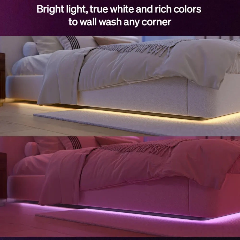 Philips Hue Smart Belysning|Philips Hue|Flux LED‑list – Smart RGBW‑innendørsbelysning 10 m