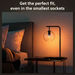 Philips Hue Smart Belysning|Smart Belysning|Luster Kuleformet LED-pære White Ambiance E14 470 lm