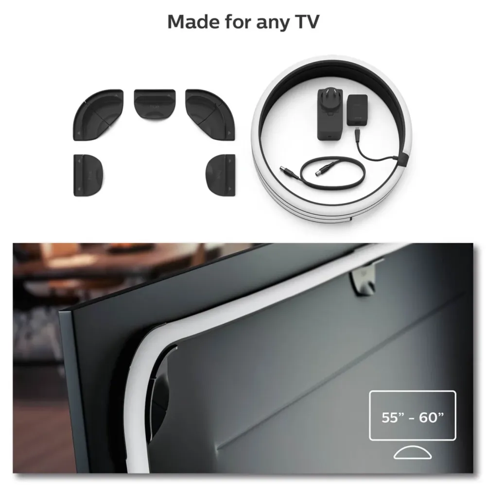 Philips Hue Smart Belysning|Tv Og Tilbehør|Play Gradient Lightstrip for TV 55"