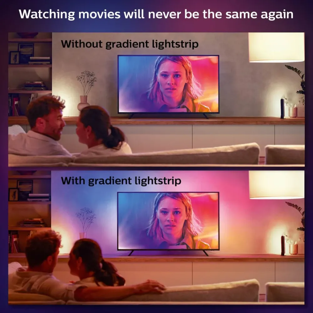 Philips Hue Smart Belysning|Tv Og Tilbehør|Play Gradient Lightstrip for TV 65"