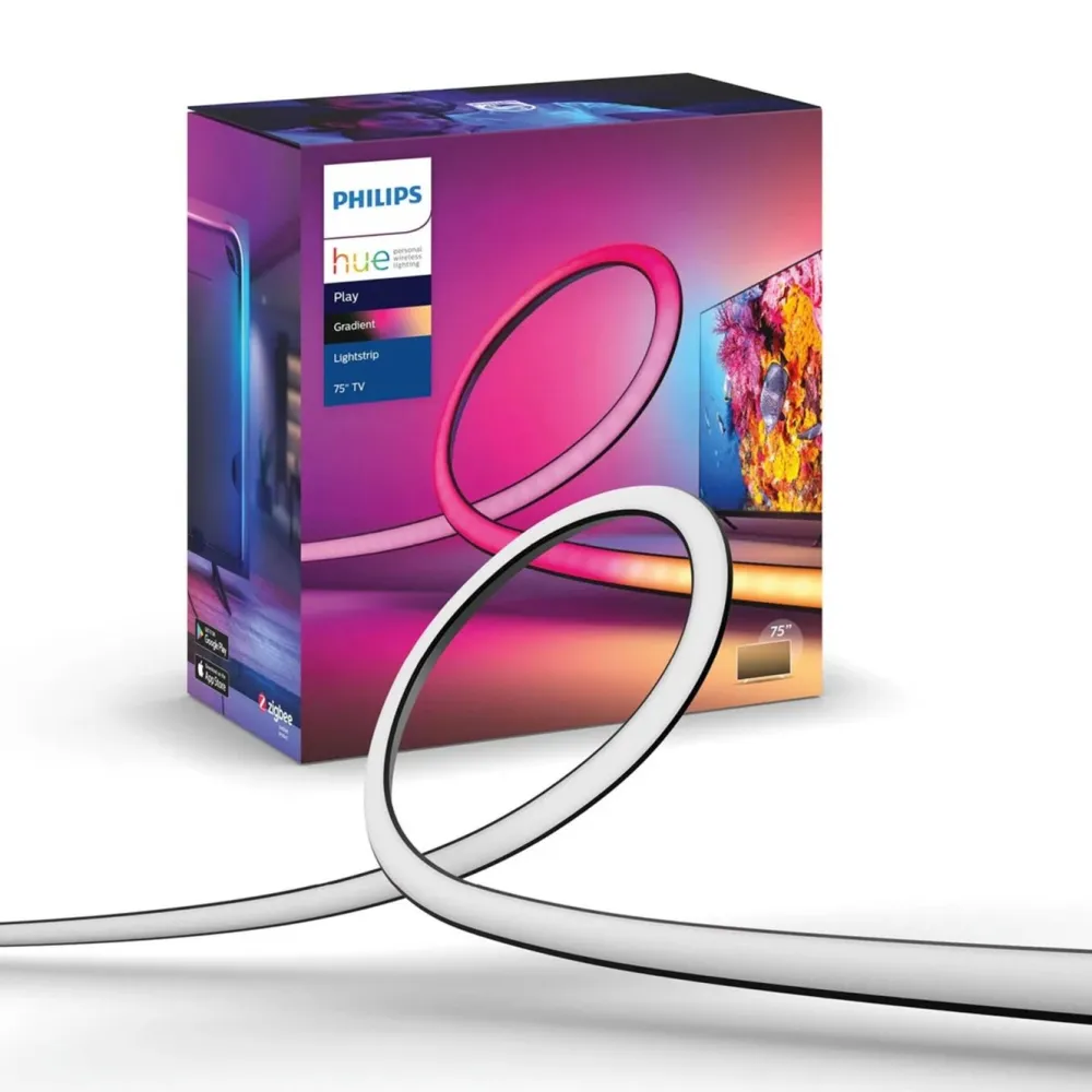 Philips Hue Smart Belysning|Tv Og Tilbehør|Play Gradient Lightstrip for TV 75"