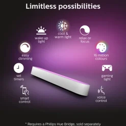 Philips Hue Smart Belysning|Philips Hue|Play light bar – smart lyslist, 2‑pakning