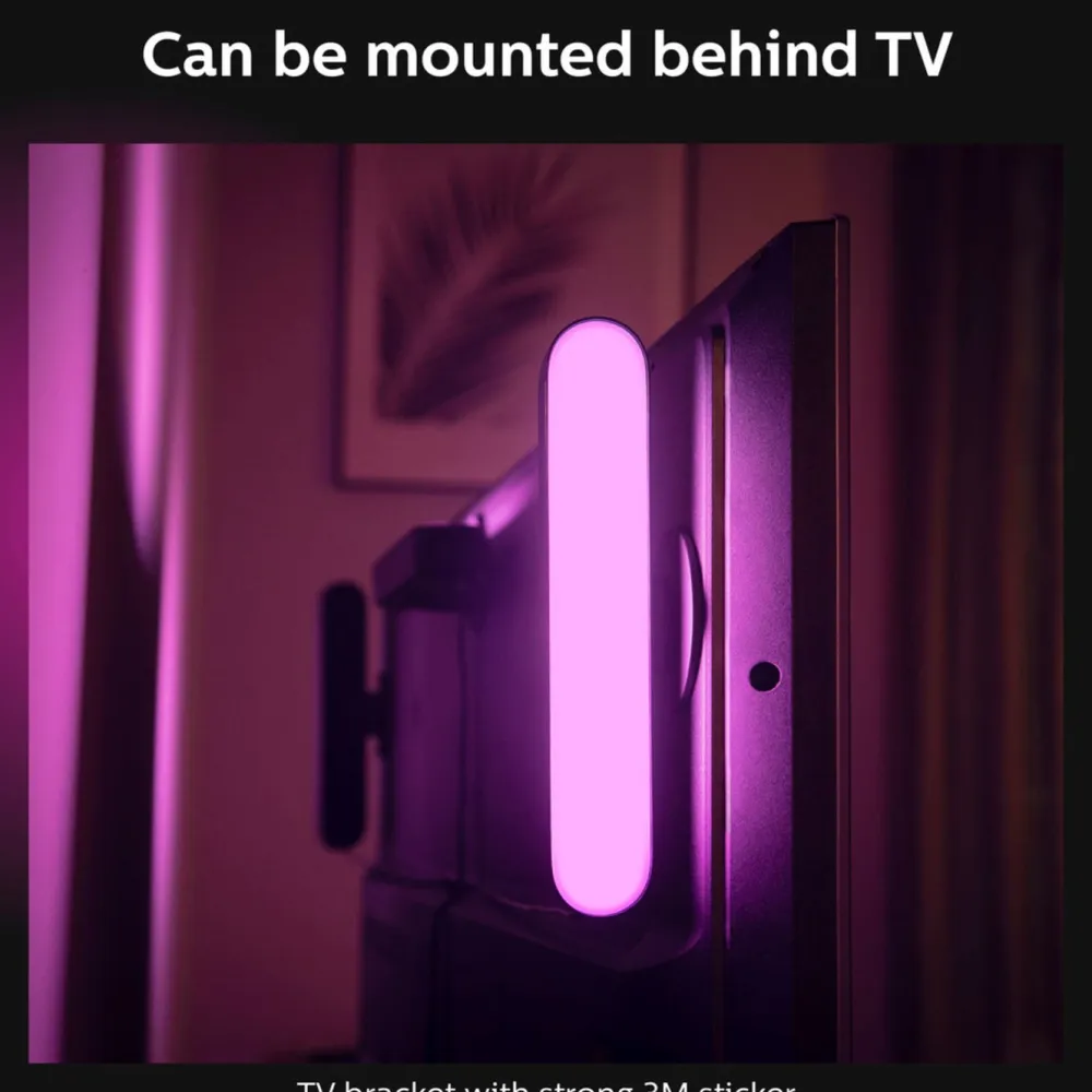 Philips Hue Smart Belysning|Philips Hue|Play light bar – smart lyslist, 2‑pakning