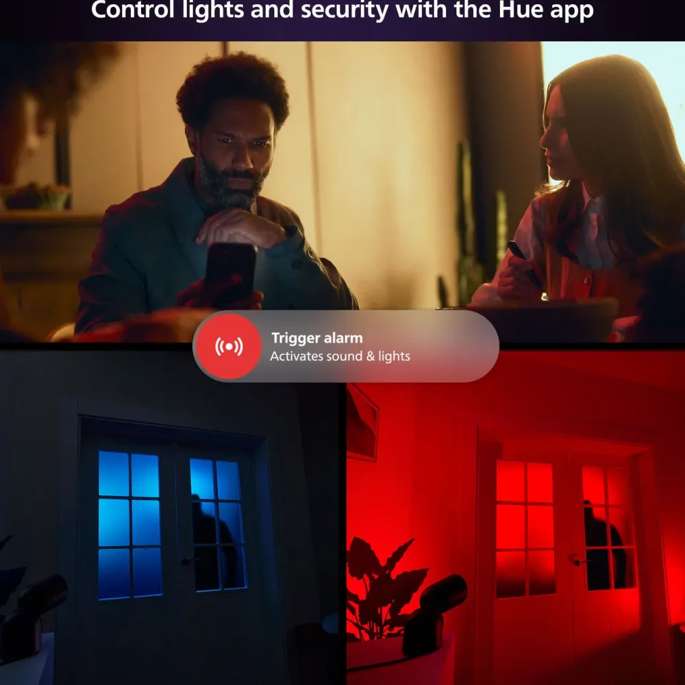 Philips Hue Philips Hue|Philips Hue|Secure Kontaktsensor - Svart 2-pk.