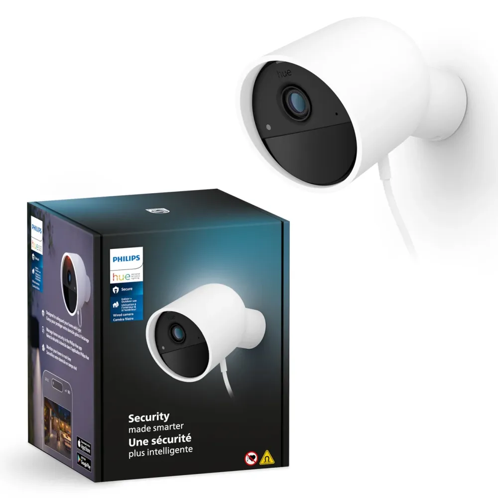 Philips Hue Philips Hue|Kameraovervåking|Secure Wired Cam