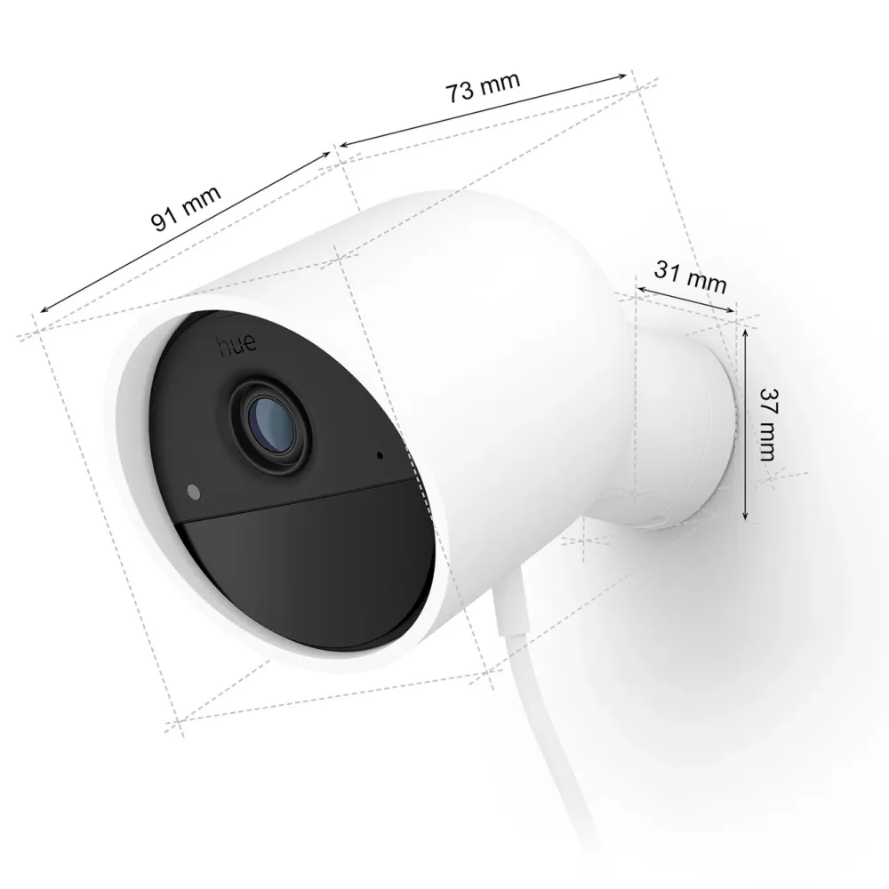 Philips Hue Philips Hue|Kameraovervåking|Secure Wired Cam