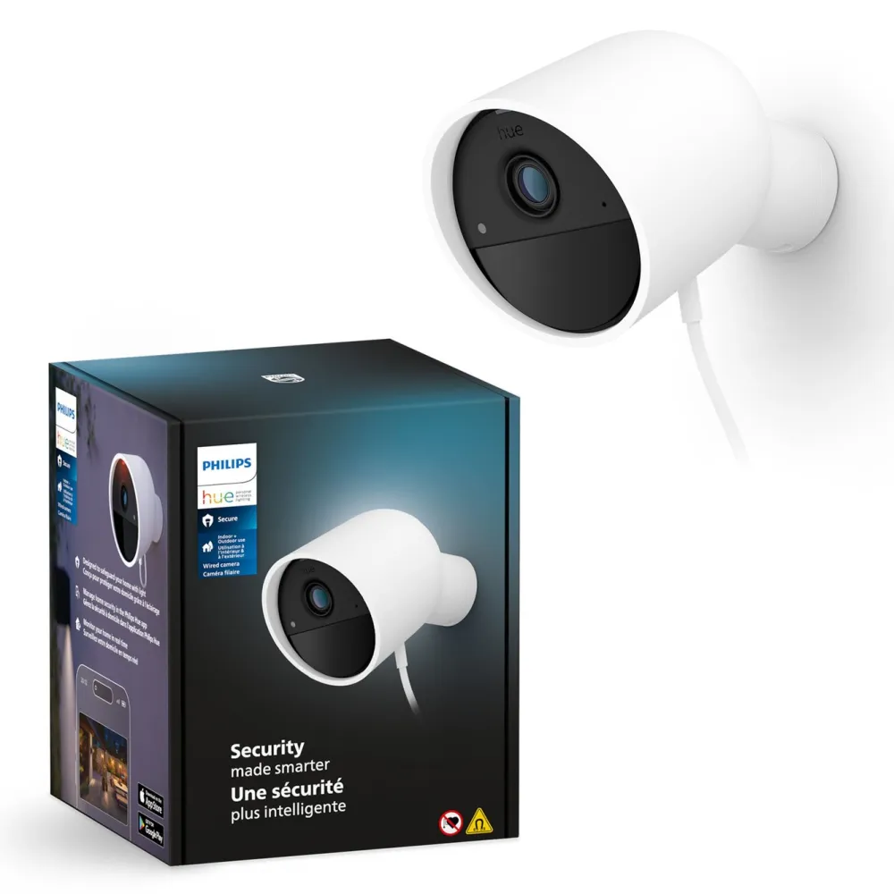 Philips Hue Philips Hue|Kameraovervåking|Secure Wired Cam