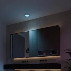 Philips Hue Smart Belysning|Philips Hue|Slank innfelt belysning Ø90 mm 3-pakning