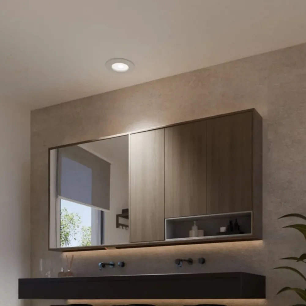 Philips Hue Smart Belysning|Philips Hue|Slank innfelt belysning Ø90 mm 3-pakning