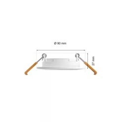 Philips Hue Smart Belysning|Philips Hue|Slank innfelt belysning Ø90 mm
