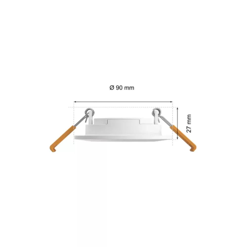 Philips Hue Smart Belysning|Philips Hue|Slank innfelt belysning Ø90 mm