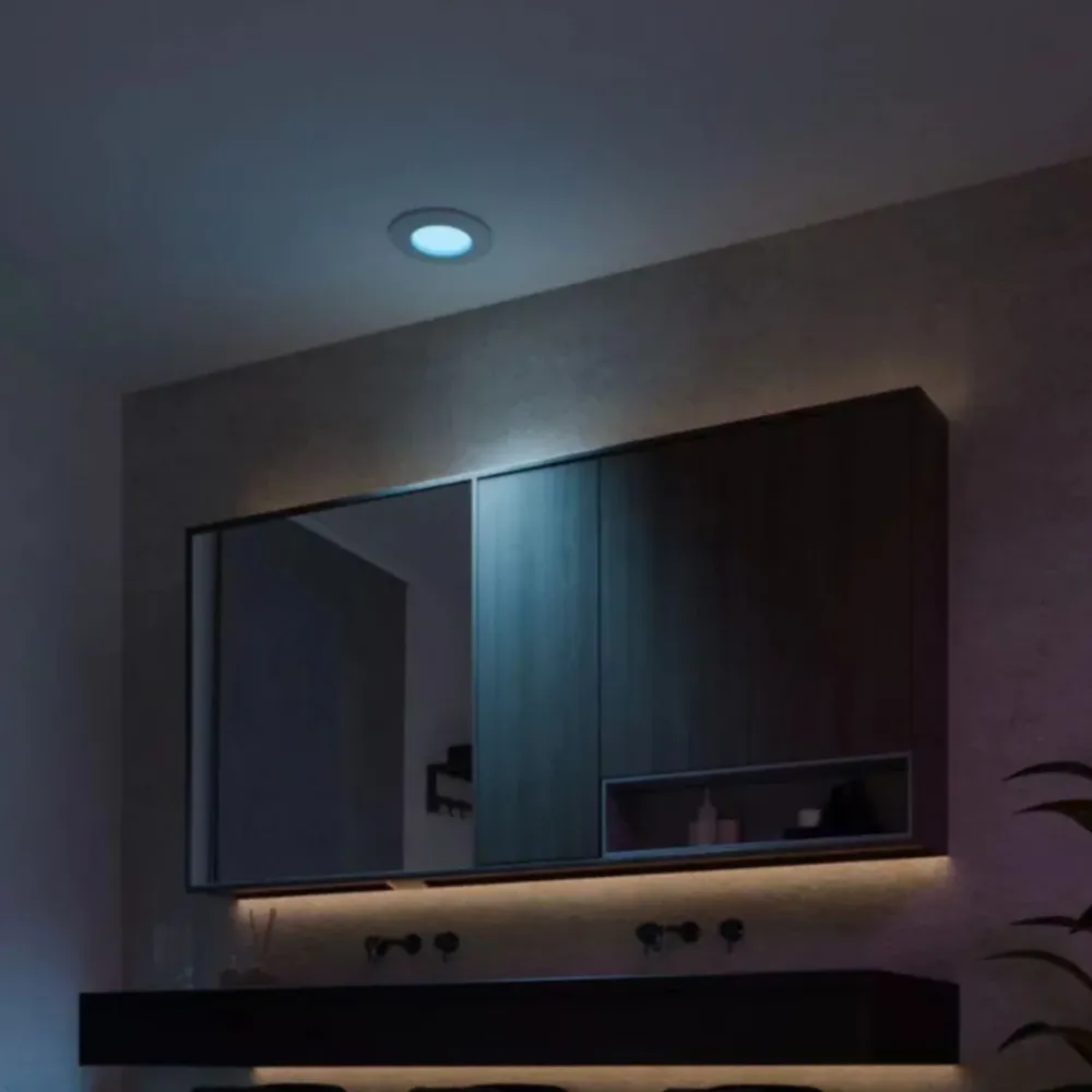 Philips Hue Smart Belysning|Philips Hue|Slank innfelt belysning Ø90 mm