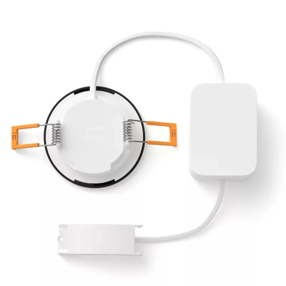 Philips Hue Smart Belysning|Philips Hue|Slank innfelt belysning Ø90 mm 3-pakning