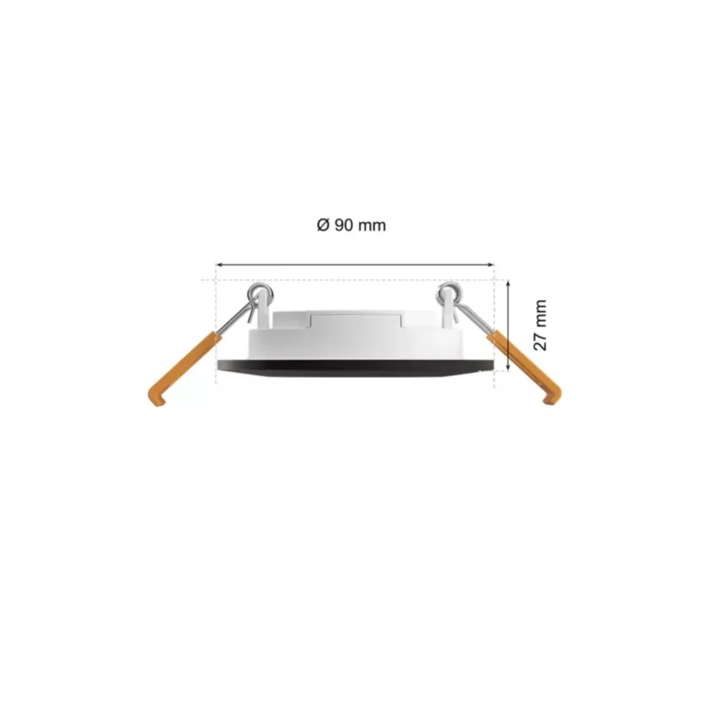 Philips Hue Smart Belysning|Philips Hue|Slank innfelt belysning Ø90 mm