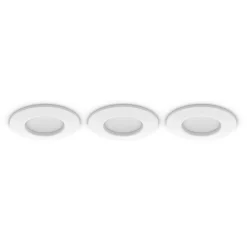 Philips Hue Smart Belysning|Lampetilbehør|Slim innfelt spotlight 90 mm 3-pk.