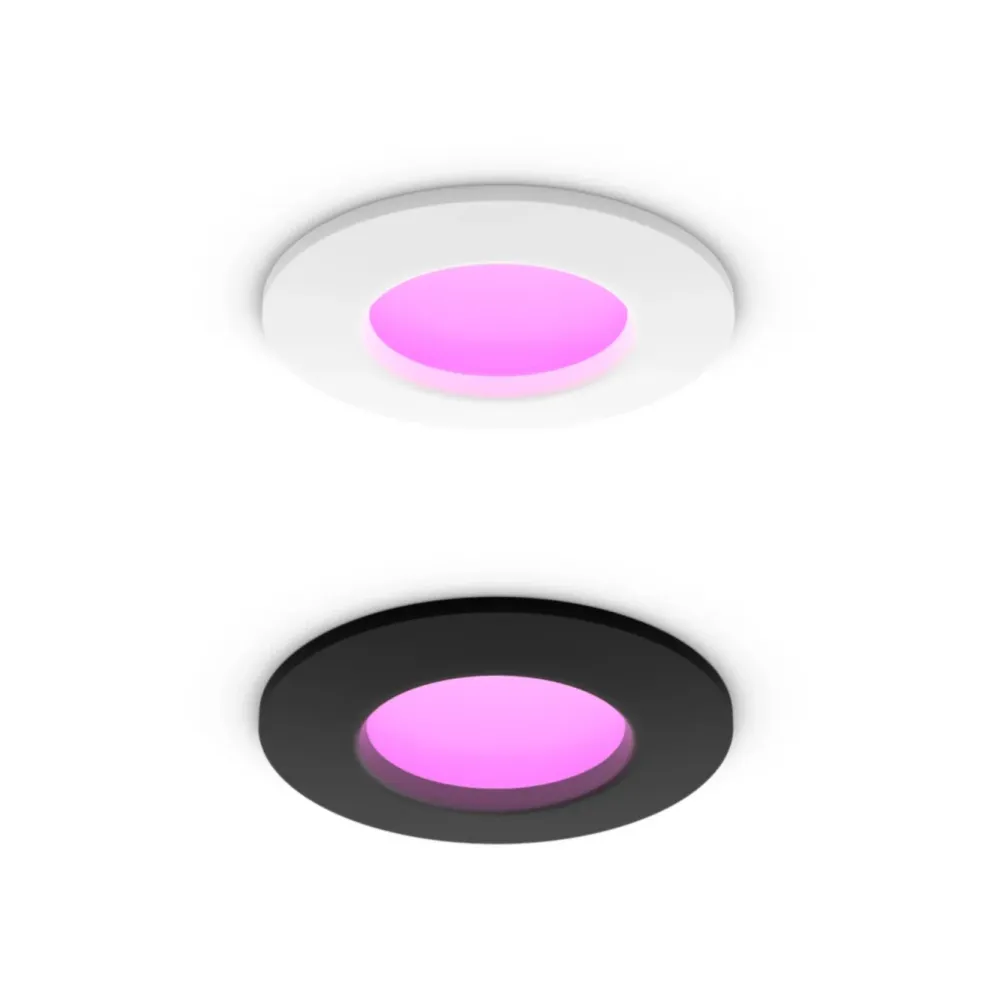 Philips Hue Smart Belysning|Lampetilbehør|Slim innfelt spotlight 90 mm 1-pk.