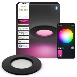 Philips Hue Smart Belysning|Lampetilbehør|Slim innfelt spotlight 90 mm 1-pk.