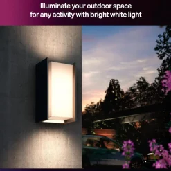 Philips Hue Philips Hue|Utendørs Belysning|Turaco vegglampe for utendørs bruk Antrasitt