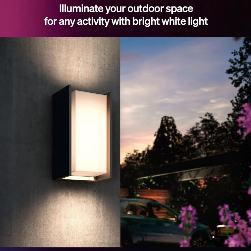 Philips Hue Philips Hue|Utendørs Belysning|Turaco vegglampe for utendørs bruk Antrasitt