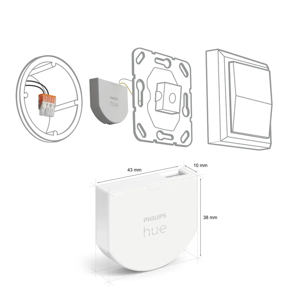 Philips Hue Philips Hue|Philips Hue|Veggbrytermodul 2-pk.