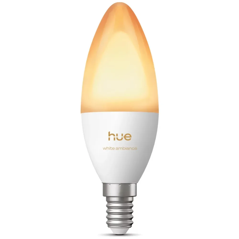 Philips Hue Smart Belysning|Philips Hue|White Ambiance kronlyslampe E14 1-pk.