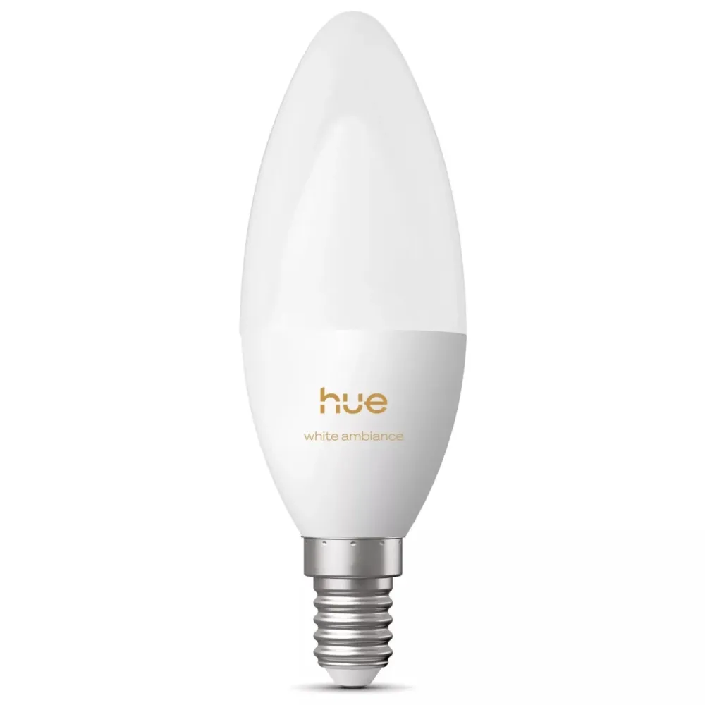 Philips Hue Smart Belysning|Philips Hue|White Ambiance kronlyslampe E14 1-pk.