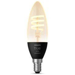Philips Hue Smart Belysning|Smart Belysning|White Ambience Filament Smart LED-pære E14 350 lm