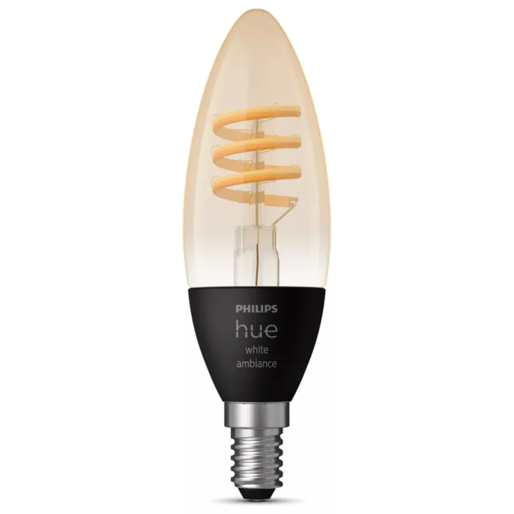 Philips Hue Smart Belysning|Smart Belysning|White Ambience Filament Smart LED-pære E14 350 lm