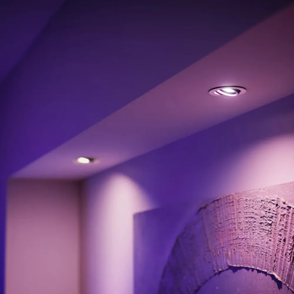 Philips Hue Smart Belysning|Smart Belysning|White and Color Ambiance Smart LED-pære GU10 400 lm 2-pk
