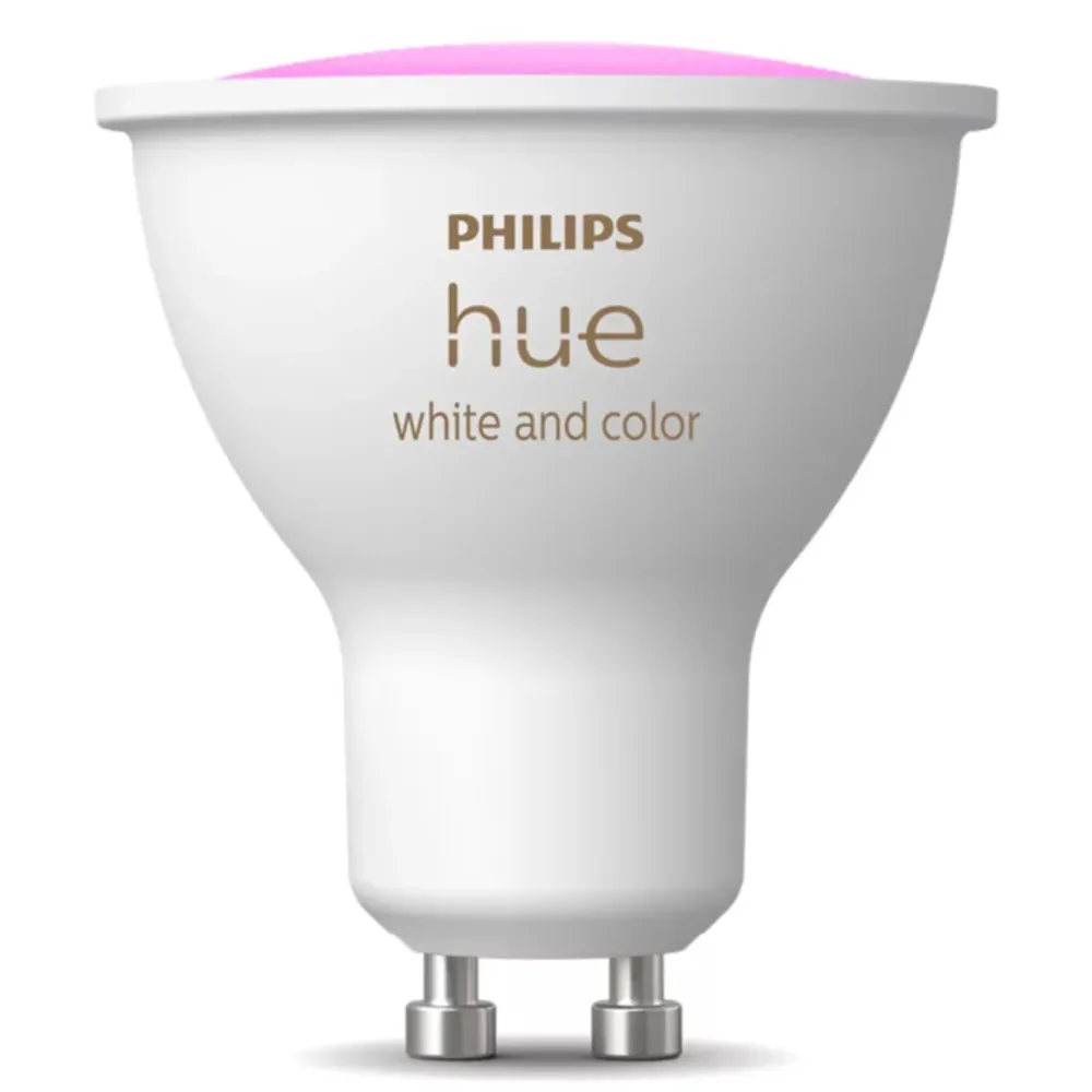 Philips Hue Smart Belysning|Smart Belysning|White and Color Ambiance Smart LED-pære GU10 400 lm 1-pk